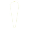 Lucardi Dames Ketting met venetiaanse schakel - 9 karaat - Ketting - Cadeau voor vrouwen - 46 cm - Geelgoud
