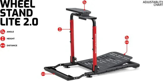 Next Level Racing Wheel Stand Lite 2.0 - Racestuur Standaard - Verstelbaar - Versnellingspookhouder
