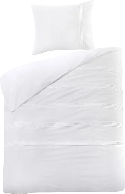 Papillon Agatha Dekbedovertrek - Eenpersoons - 140x200/220 cm - Wit