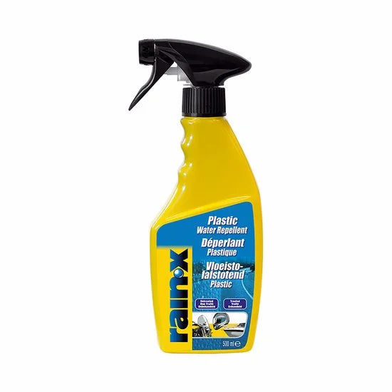 Rain-X Waterafstotend voor Kunststof 500ml – Regen Parelt Af – Voor Vizieren & Plexiglas – Bescherming Tegen Vuil