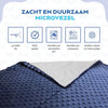 Universele 4 Seizoenen HOES Verzwaringsdeken - 150 x 200cm - Bamboe & Minky Dot - Weighted Blanket Cover - Duvet Deken - Dekbedovertrek