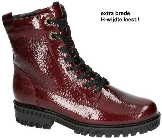 GABOR Veterlaarsjes bordeaux - Bordo - Maat 37