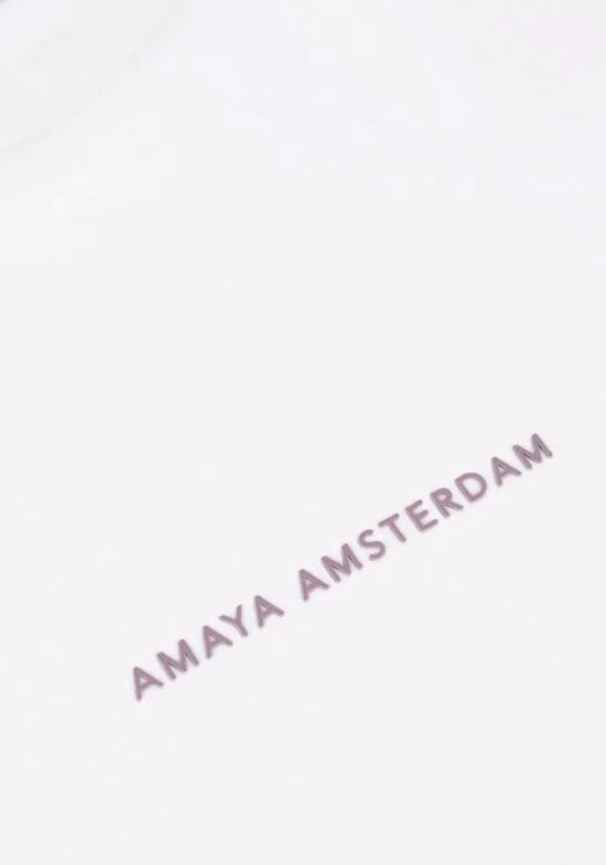 Amaya Amsterdam Baylie Tops & T-shirts Dames - Wit - Maat S
