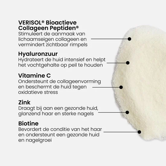 Anti-Aging Beauty Collagen Complex - 5.000mg Verisol® Collageen Poeder - Voedingssupplementen - 30 zakjes