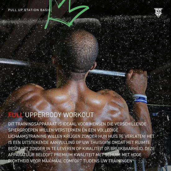 BackCrusher - Pull Up Station - Krachtstation - Dip Station - Pull Up Bar - Home Gym - Fitness
