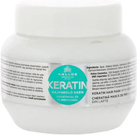 Herstellend Haar Masker Kallos Cosmetics Keratin (275 ml)