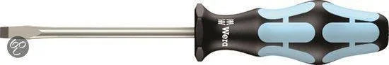 Wera kraftform schroevendraaier - rvs - sleuf - 10 x 200mm