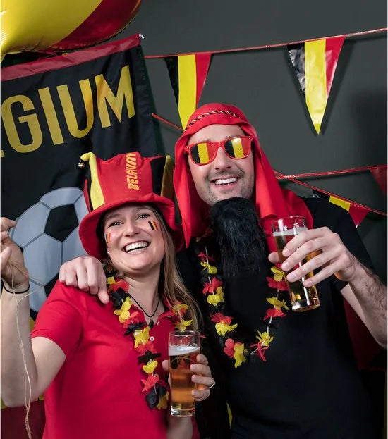 Boland - Hawaïkrans België - Volwassenen - Unisex - - Rode duivels - Belgie - Voetbal