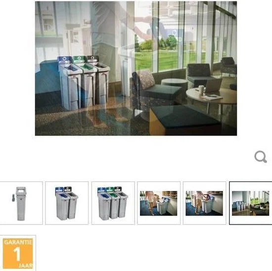 Slim Jim Recycling Station Startset - Rubbermaid DY107