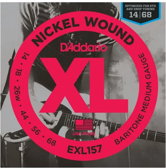 D'Addario E-Git.snaren EXL157 14-68 nikkel omwonden - Snaren