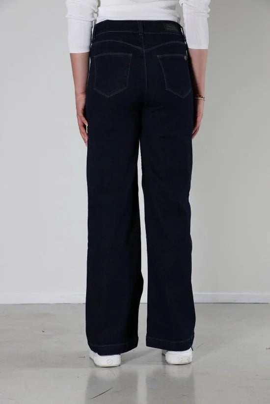 New Star broek Neva - wijd model - dark used - maat 34/32