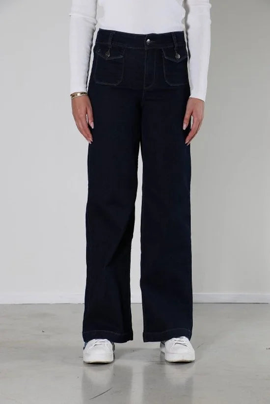 New Star broek Neva - wijd model - dark used - maat 29/32