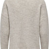 Only Trui Onlcamilla O-neck L/s Pullover Noos 15277080 Pumice Stone/melange Dames Maat - XS