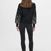 Only Brooke Round Neck Flower Sweater Dames - Maat S