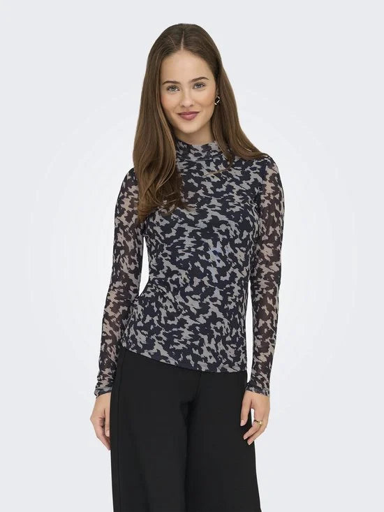 Only Erica Life Mesh Top Dames - Maat L