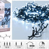Kerstverlichting op batterijen - 8 functies - 24 LED's - 1.8 meter - Wit Licht