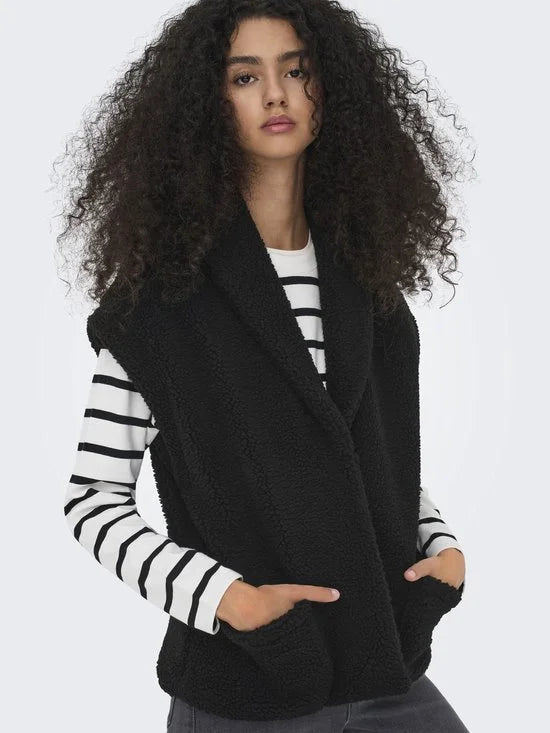 JDY - JDYBIRDY LIFE TEDDY WAISTCOAT OTW YFM - Dames - Gewatteerde jassen