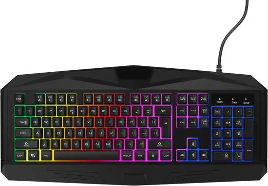 Qware Gaming - Detroit - Toetsenbord - Bedraad - USB - Verlichting - Qwerty