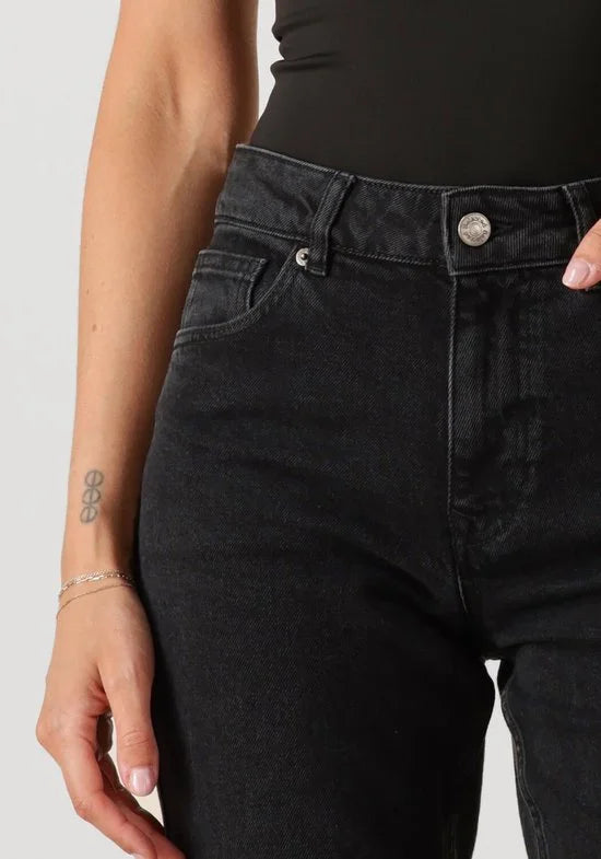 SELECTED WOMEN Slfslim Bea-kori Mw Jeans Jeans Dames - Broek - Zwart - Maat 28/32