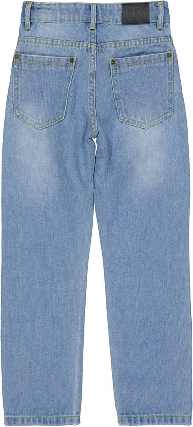 Levv meiden jeans Jaimy Wit Fit Light Blue Denim