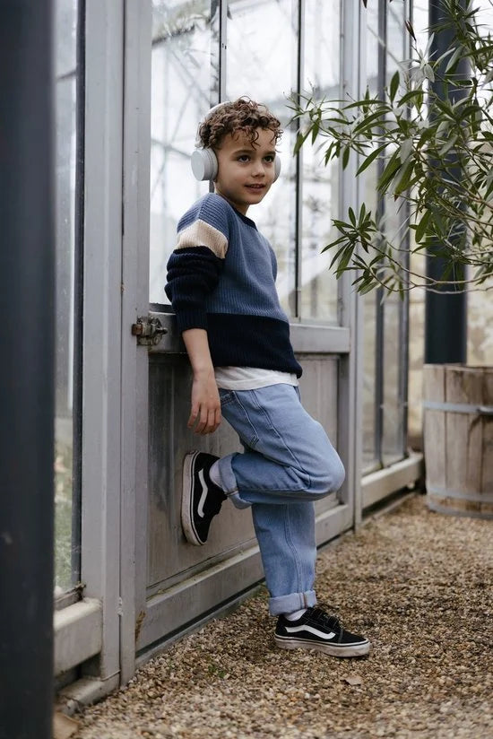 Levv meiden jeans Jaimy Wit Fit Light Blue Denim