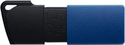 Kingston DataTraveler Exodia M USB-stick Retail 64 GB Zwart/blauw DTXM/64GB USB-A 3.2 Gen 1