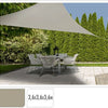 Ambiance Schaduwdoek Driehoek 360x360x360 cm Zand