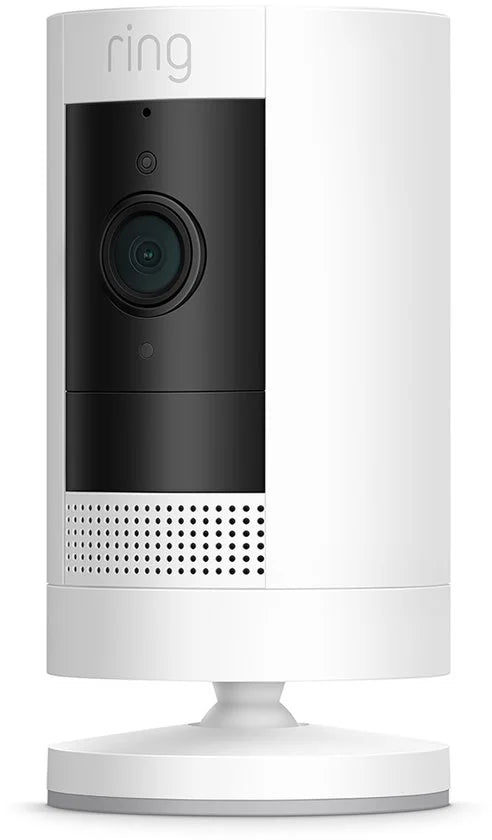 Ring Stick Up Cam Batterij - Beveiligingscamera - Draadloos - Wit