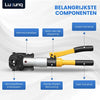 Luxuriq Professionele Perstangenset - TH, M en U persbekken - Buizenscharen + Kalibrator - Krimptang - 6 Ton Perskracht