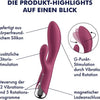 Satisfyer Spinning Rabbit 1 | 20cm | Rabbit vibrator | 12 tril- en 5 rotatieprogramma's | Programma's kunnen afzonderlijk worden bestuurd | Oplaadbar