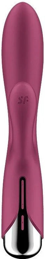 Satisfyer Spinning Rabbit 1 | 20cm | Rabbit vibrator | 12 tril- en 5 rotatieprogramma's | Programma's kunnen afzonderlijk worden bestuurd | Oplaadbar