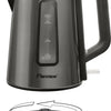 Bestron AWK1000TG - Waterkoker - 2200W - 360° draaibare voet