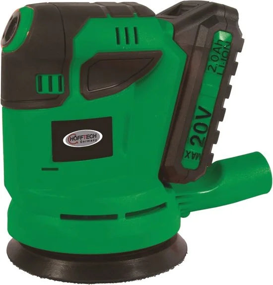 Hofftech Snoerloze Excentrische Schuurmachine 125 mm - 20V 2000 Mah