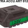 Hofftech Snoerloze Excentrische Schuurmachine 125 mm - 20V 2000 Mah