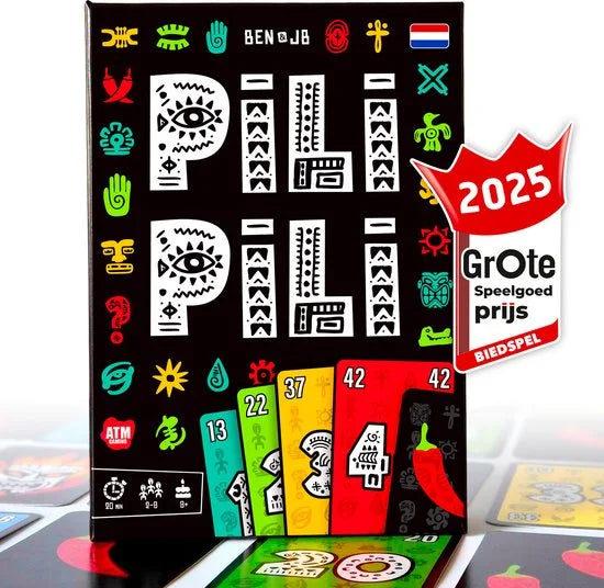 ATM Gaming Pili Pili Kaartspel - Hilarisch partyspel voor feestjes en groepen