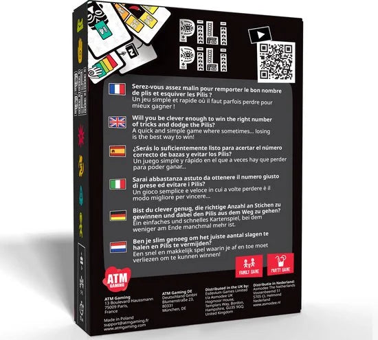 ATM Gaming Pili Pili Kaartspel - Hilarisch partyspel voor feestjes en groepen