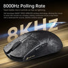 ATTACK SHARK R11 ULTRA Gaming Muis - Draadloos - Carbon Fiber - 8K Hz Polling Rate - PAW3950MAX Sensor - Zwart