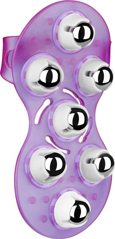 Massage Handschoen EIS | Massage Accessoires voor Paren | Erotische Ontspanning en Erotisch Wellness met Roestvrij Stalen Ballen | Spierontspanning v