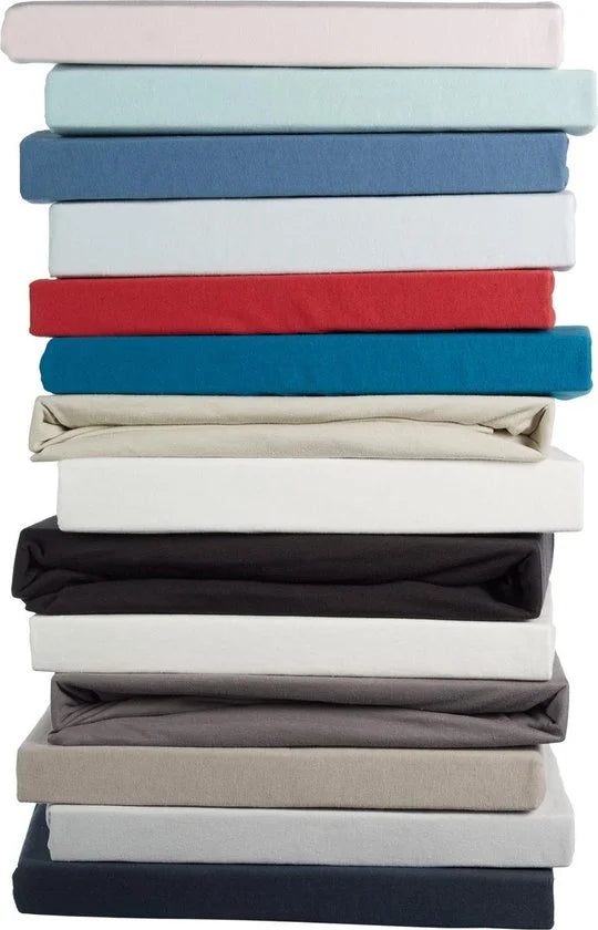 Beddinghouse - Jersey - Split-topper - Hoeslaken - 180x220 cm - Blauw