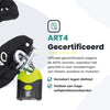 Voltano ART4 Kettingslot - Zwart - 130 CM - ART 4 Slot - Goedgekeurd Voor De Fiets, Scooter en Motor Verzekering - Scooterslot / Brommerslot / Motors