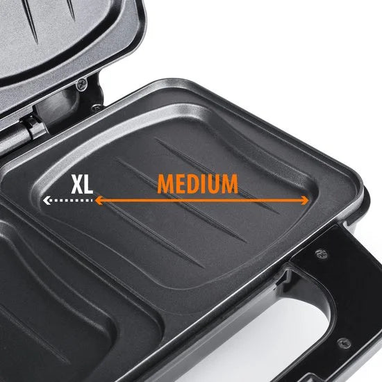 Tristar SA-3060 - Tosti apparaat 900W - Voor 2 tosti's met schelpvorm - Anti aanbaklaag