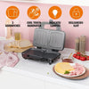 Tristar SA-3060 - Tosti apparaat 900W - Voor 2 tosti's met schelpvorm - Anti aanbaklaag