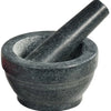 Granieten Vijzel Ø 16 cm met Stamper van Graniet | Fijnstampen en vermalen van Kruiden of  maken van Dressings | Materiaal: Graniet | Afm. 16 x 16 x