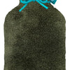 Qnuss Elektrische Kruik XL - Duurzaam & Draadloos - Oplaadbaar - Infraroodwarmte - Waterkruik - 40x20 cm - Groen - Inclusief Powerbank