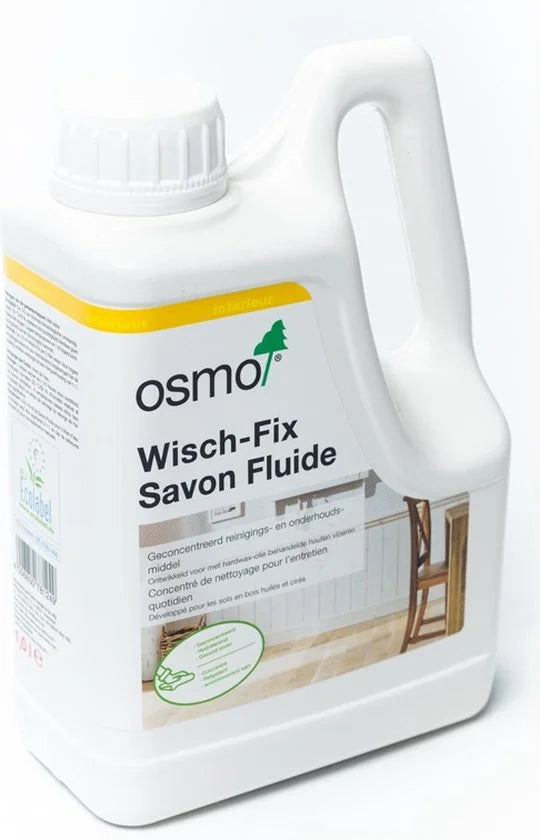 Osmo Wisch-Fix - 1L | Houten Vloer Reiniger | Houten Vloer Zeep | Vloerzeep Hout | Schoonmaken | Dweilen