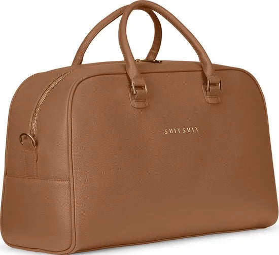 SUITSUIT Weekendtas - Reistas 33x53x22 cm - Weekendtas dames - Reistas handbagage - Fab Seventies Weekendtas Camel