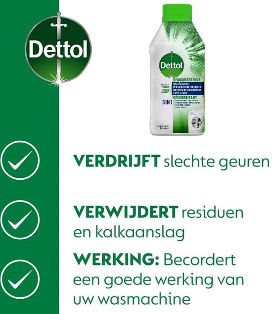Dettol Machinereiniger 250ML - 8 Stuks - Voordeelverpakking