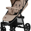 Lionelo Buggy Annet Plus – Lichtgewicht & Inklapbaar – Grote Massieve Wielen met Vering – Inclusief Voetenzak, Klamboe & Bekerhouder – Verstelbare Ru