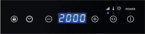Steba IK75 - Inductiekookplaat - 1 pits - ø 23 cm - max 2000 Watt - timer - 10 vermogensniveaus