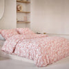 Walra Dekbedovertrek Floral Fusion - 200x220 - 100% Katoen (BCI) - Roze